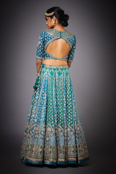 RI.Ritu Kumar Embroidered Bridal Lehenga Set 