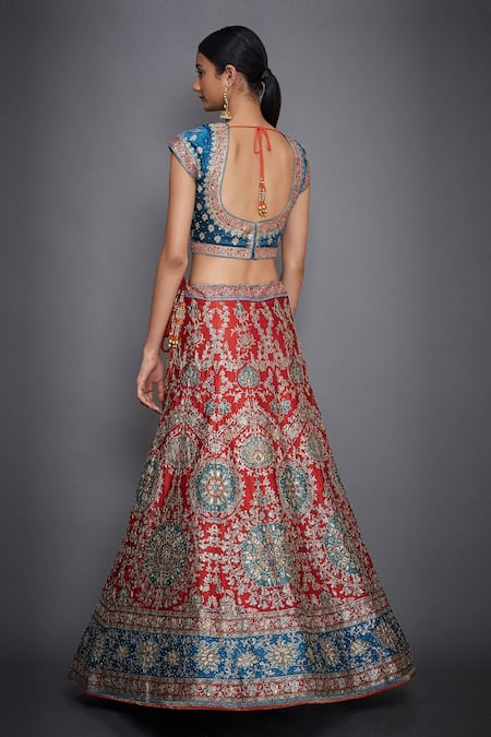 RI.Ritu Kumar Silk Bridal Lehenga Set 