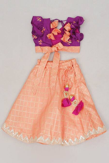 Cotton Festive Wear Kids Lehenga Choli, Size: 6M-12 YEARS at Rs 795/piece  in Mumbai