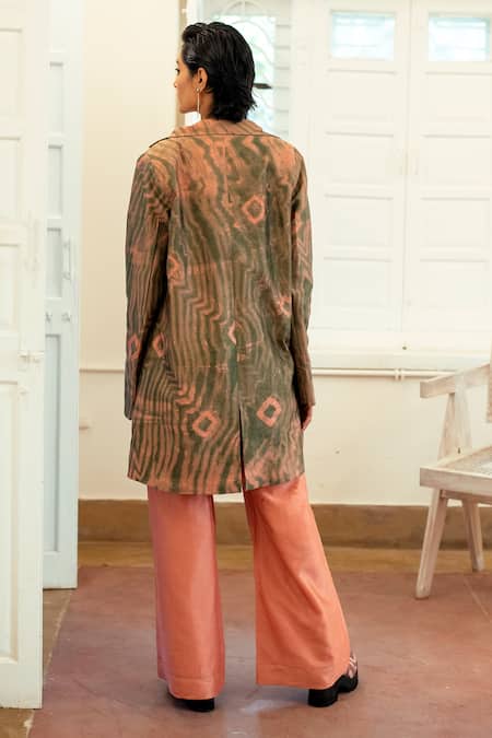 The Loom Art Embroidered Blazer & Pant Set 