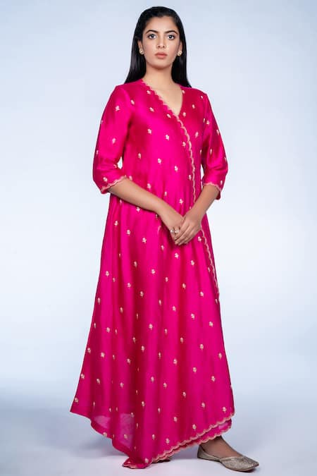 Deep Thee Embellished Chanderi Silk Kurta 