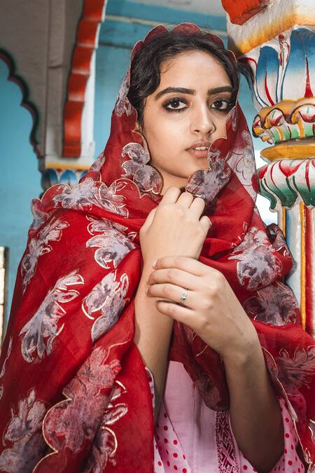 Shop Label Earthen Pink Cotton Round Printed Kurta Set Online at Aza Fashions Shop_Label Earthen_Pink Cotton Round Printed Kurta Set _Online_at_Aza_Fashions