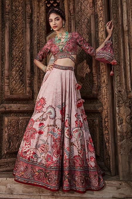 Kalista Ayra Chintz Pattern Bridal Lehenga Set 