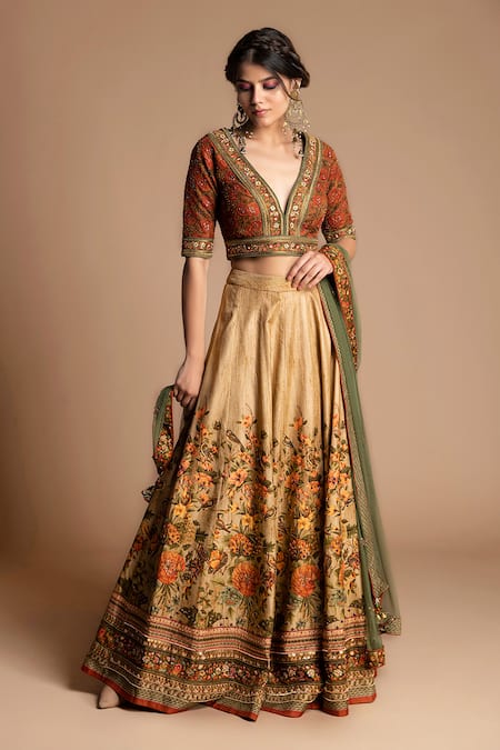 Kalista Silk Printed Lehenga Set 