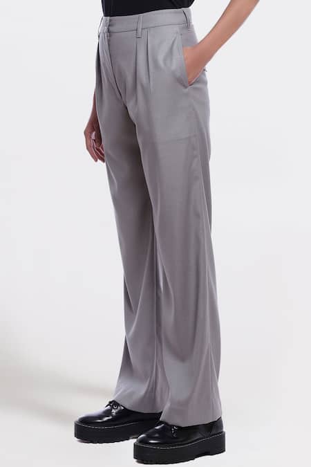 Plaid Sade Pleated Front Trouser – Chloe Kristyn