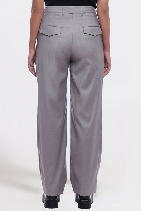 Buy Olive Trousers & Pants for Women by MARIE CLAIRE Online | Ajio.com