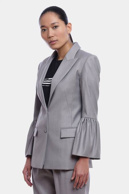 Blazer with hotsell bell sleeves