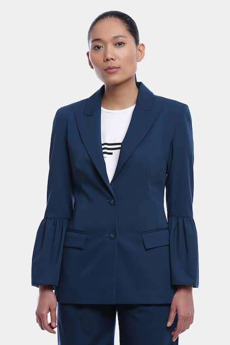 Genes Lecoanet Hemant Silje Bell Sleeve Blazer 