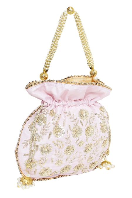 The Purple Sack Hand Embroidered Potli Bag 