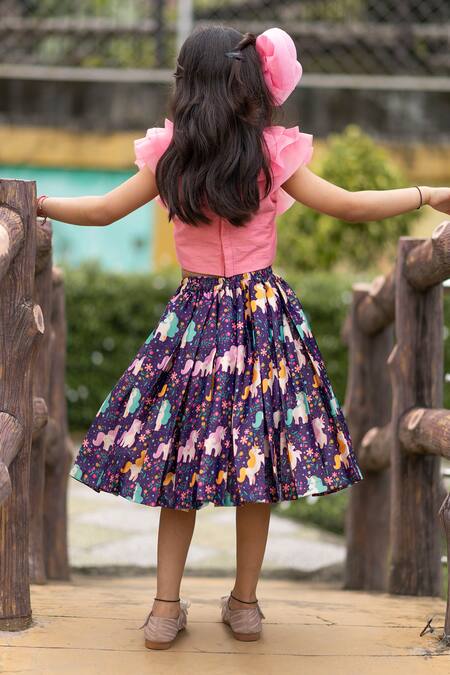 Girls hotsell skirt set