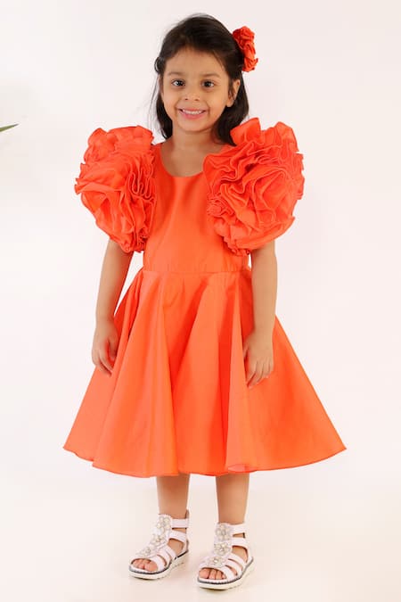 Buy Solid Shirt Style Knee-Length Dress for Girls for Girls Clothing Online  @ Tata CLiQ