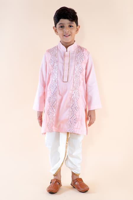 Lil Angels Embroidered Kurta Set 