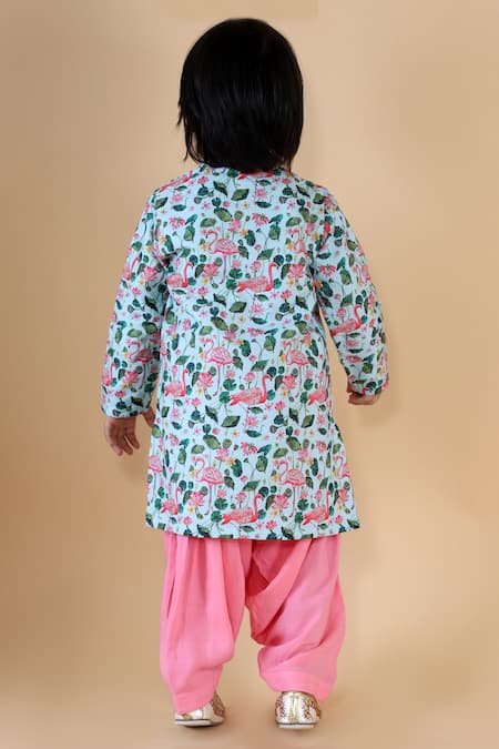 Lil Angels Printed Kurta Set 