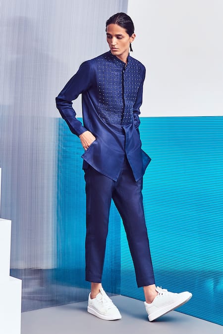 Line out line Checkered Kurta 