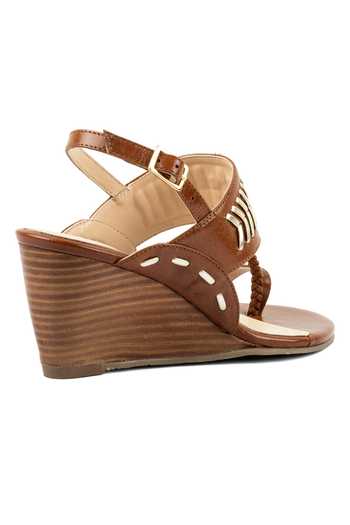 Buy_Vanilla Moon_Brown Embroidered Livia Kolhapuri Wedges_Online_at_Aza_Fashions