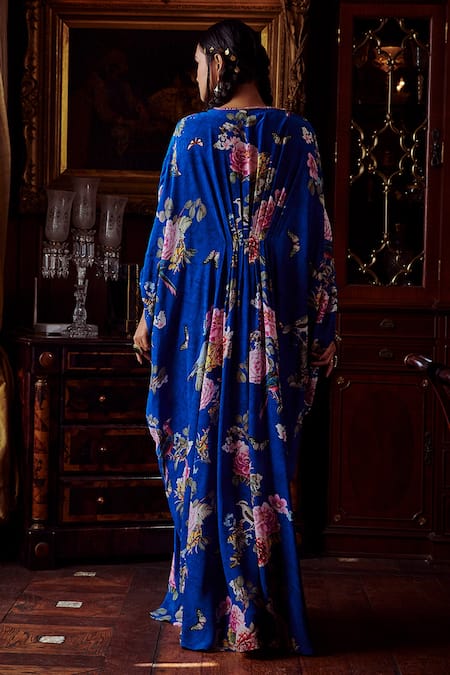 Kalista Fiona Floral Print Kaftan 