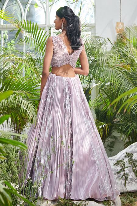 SVA | Box Pleated Lehenga – LIVEtheCOLLECTIVE