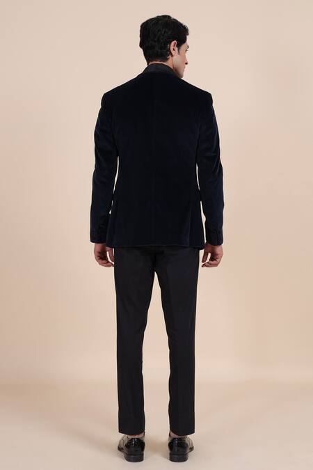 Raghavendra Rathore Blue Velvet Tuxedo 