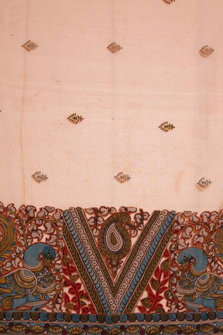 Latha Puttanna Orange Silk Embroidered Dupatta Online at Aza Fashions Latha Puttanna_Orange Silk Embroidered Dupatta _Online_at_Aza_Fashions