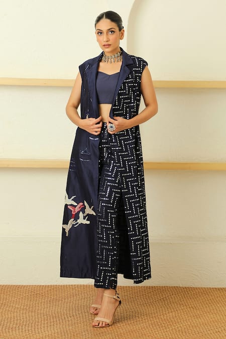 Twenty Nine Mirror Work Cigarette Pant 