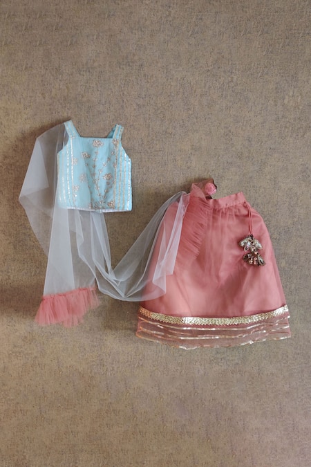 Little Secrets Embroidered Lehenga Set 