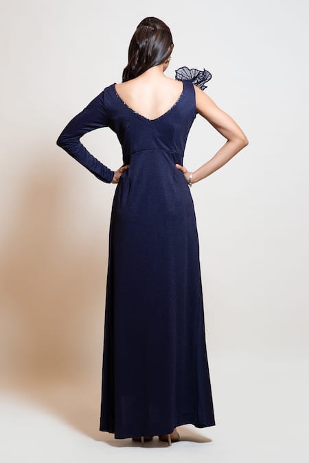 Smriti By Anju Agarwal Embellished Draped Gown 