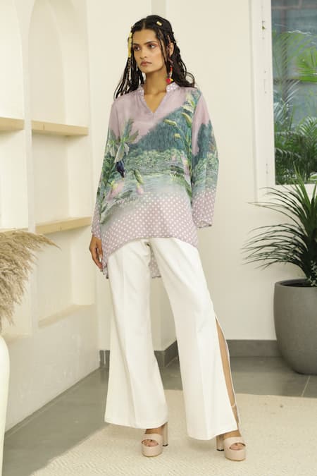 Kalista Rose Tunic & Pant Set 