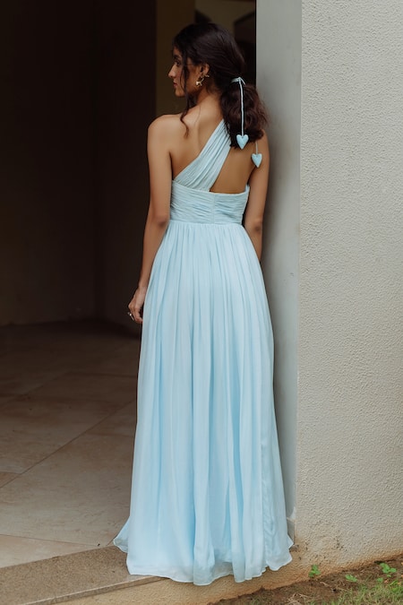 Pinup By Astha Luna Pleated Gown 