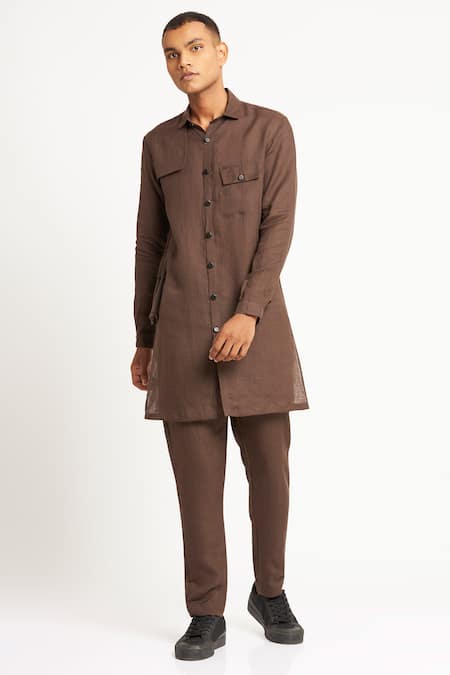 Son of A Noble Snob Sukma Linen Kurta Set 