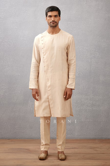 Torani Kasturi Aadav Handwoven Chanderi Kurta Set 