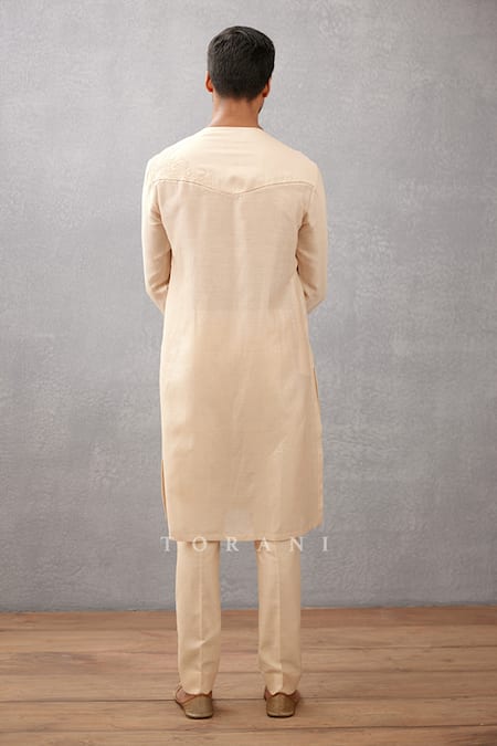 Torani Kasturi Aadav Handwoven Chanderi Kurta Set 