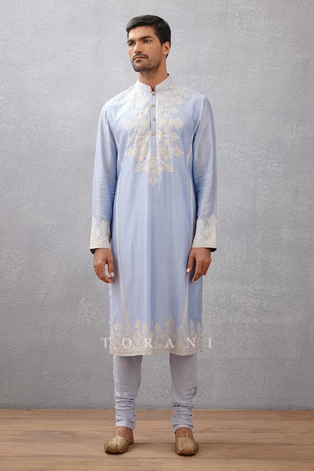 Torani Samsara Vrisa Aari Work Kurta Set 