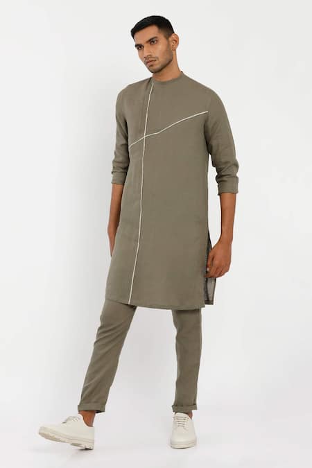 Linen on sale kurta cloth