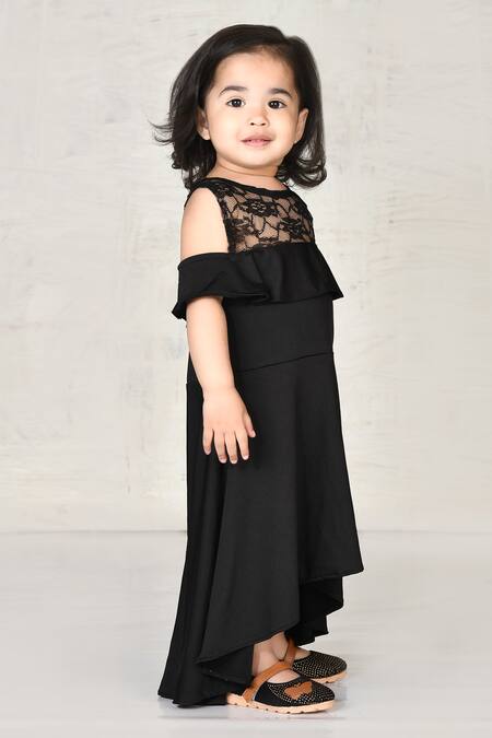 Arihant Rai Sinha Black Lycra Solid Asymmetric Gown Online at Aza Fashions Arihant Rai Sinha_Black Lycra Solid Asymmetric Gown_Online_at_Aza_Fashions