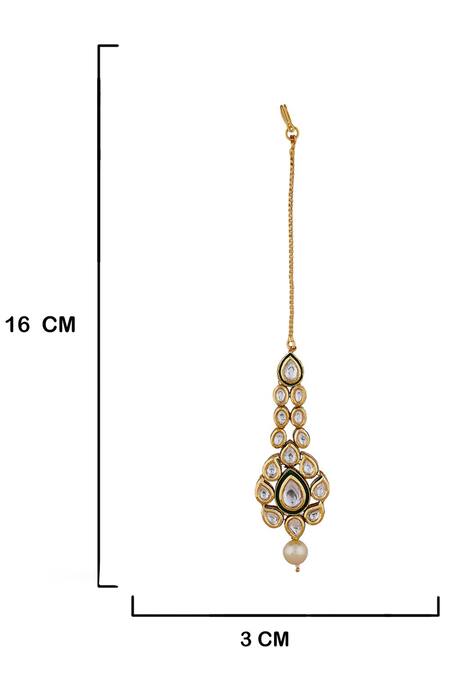 Shop Anayah Jewellery Kundan Choker Set Online at Aza Fashions Shop_Anayah Jewellery_Kundan Choker Set_Online_at_Aza_Fashions