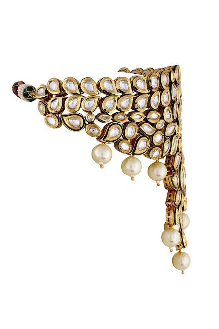 Anayah Jewellery Kundan Choker Set at Aza Fashions Anayah Jewellery_Kundan Choker Set_at_Aza_Fashions