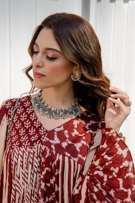 Punit Balana Printed Flared Dress 