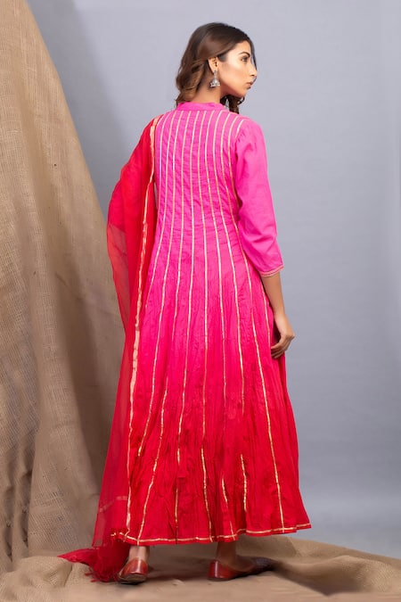 Maison Shefali Embroidered Anarkali with Dupatta 