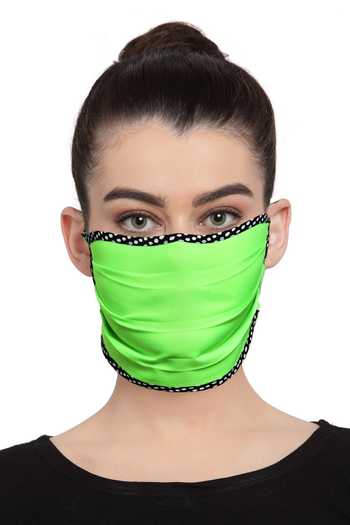 Buy_Masaba_Green Printed Reusable Unisex Face Mask Set Of 2_Online_at_Aza_Fashions
