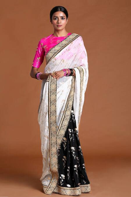 Black silk paithani saree – OnlyPaithani