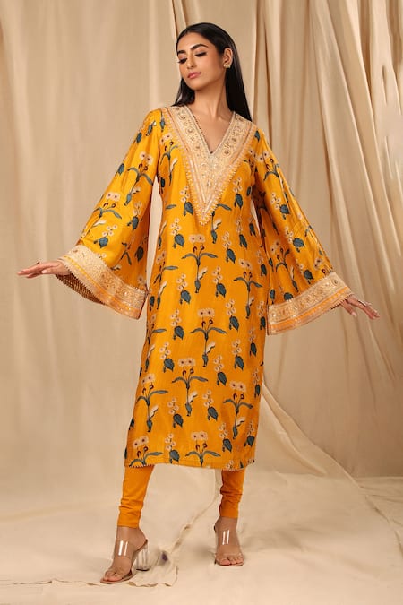 Masaba Spring Blossom Print Kurta Set 