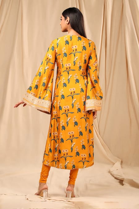 Masaba Spring Blossom Print Kurta Set 