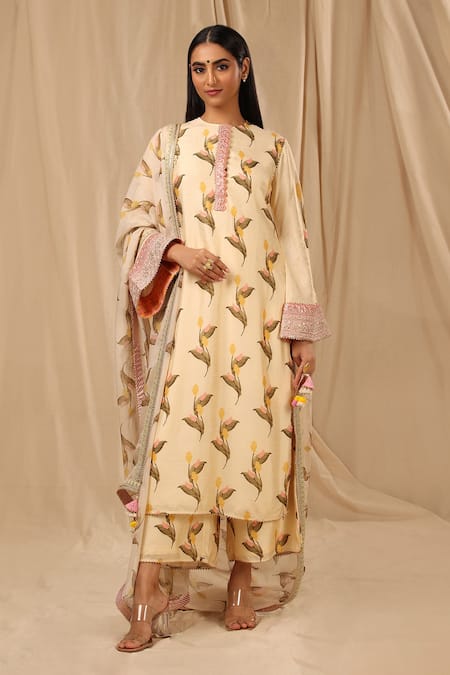 Masaba Floral Fantasy Print Kurta Culotte Set 