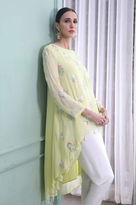 Seams Pret And Couture Maya Asymmetric Kurta & Pant Set 