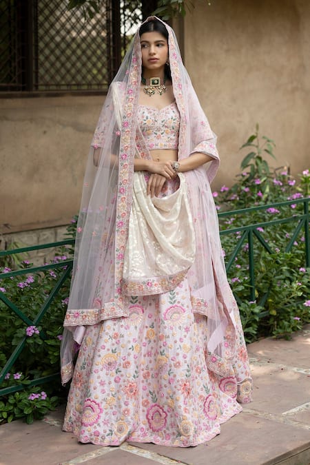 Angad Singh Embroidered Bridal Lehenga Set 