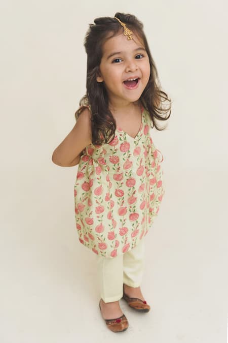 Mr Brat Chanderi Kurta & Pant Set 