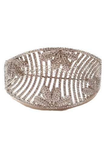 Minaki Gold Plated Zircon Stone Crystal Bangle Online at Aza Fashions Minaki_Gold Plated Zircon Stone Crystal Bangle _Online_at_Aza_Fashions