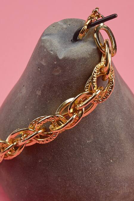 The Slow Studio Handcrafted Chain Link Bracelet 