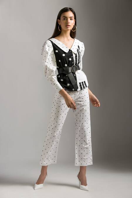 polka dots tops jabong