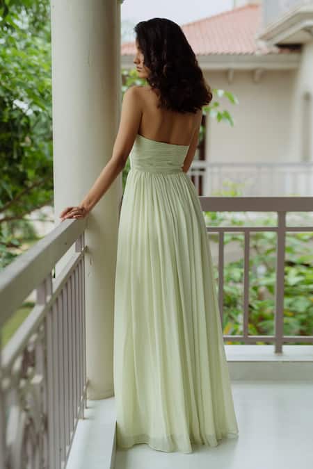 Pinup By Astha Meira Ruched Gown 